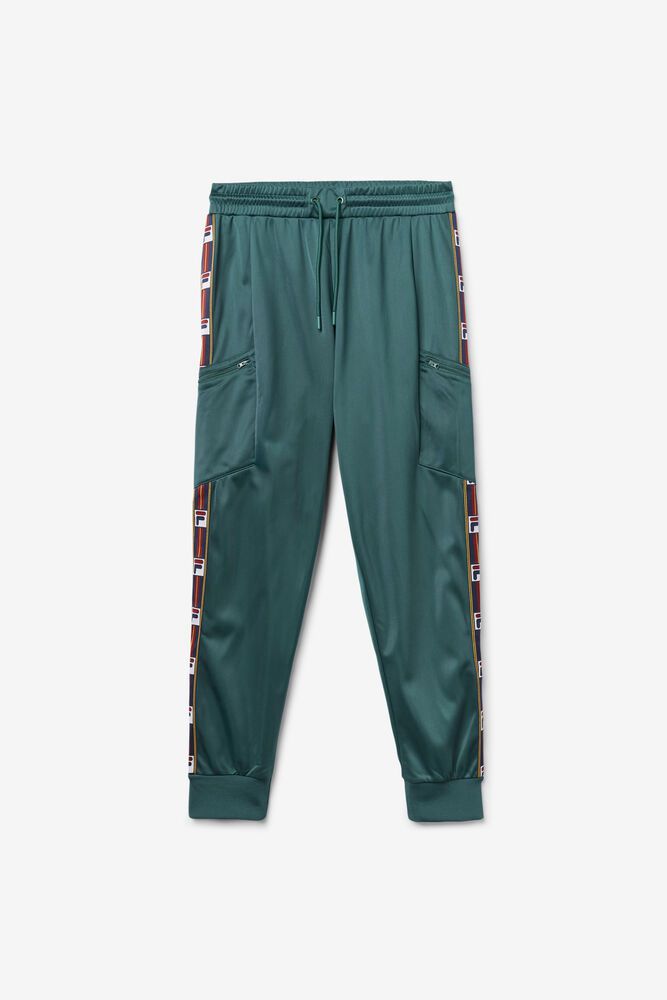 Fila Pants Mens Green Jaxson - Ireland 29540-DBJK